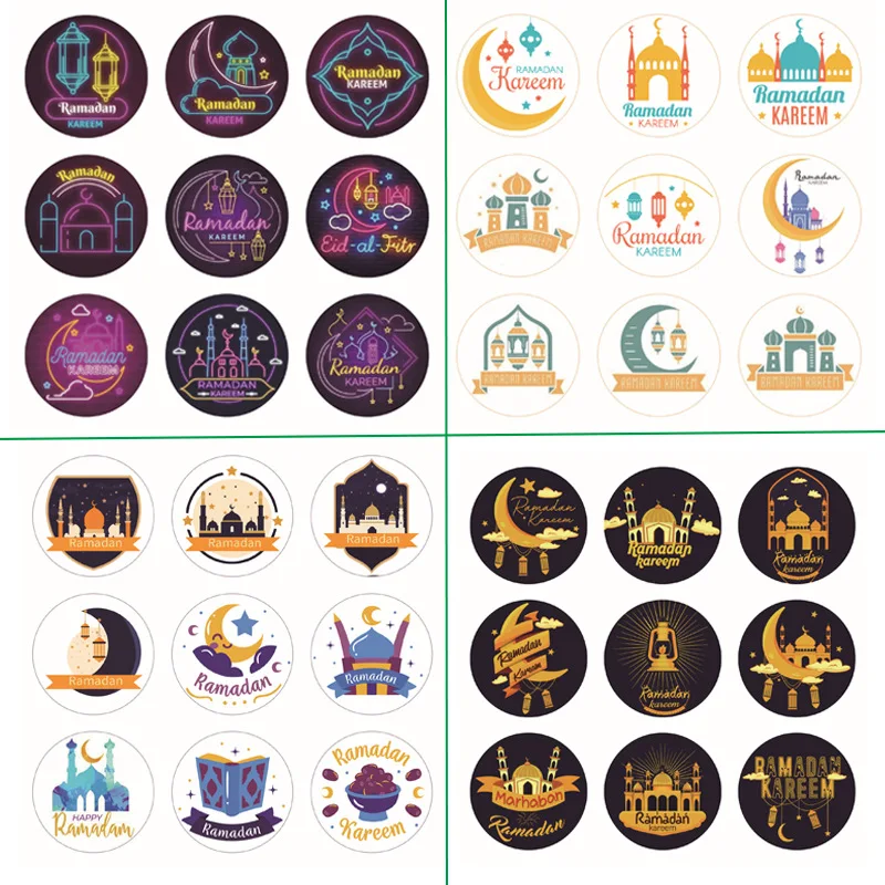 Ramadan EID Mubarak Decoration Paper Gift Box Lable Seal Sticker Islamic Muslim Eid al-fitr Decoration Supplies For Home decor 
Ramadan EID Mubarak Decoration Paper Gift Box Lable Seal Sticker Islamic Muslim Eid al-fitr Decoration Supplies For Home decor