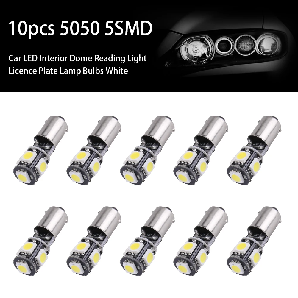 10pcs 5050 5SMD BA9S Car LED Interior Dome Reading Light Licence Plate Lamp Bulbs White Car Reading Light Car Reading Light
10pcs 5050 5SMD BA9S Car LED Interior Dome Reading Light Licence Plate Lamp Bulbs White Car Reading Light Car Reading Light