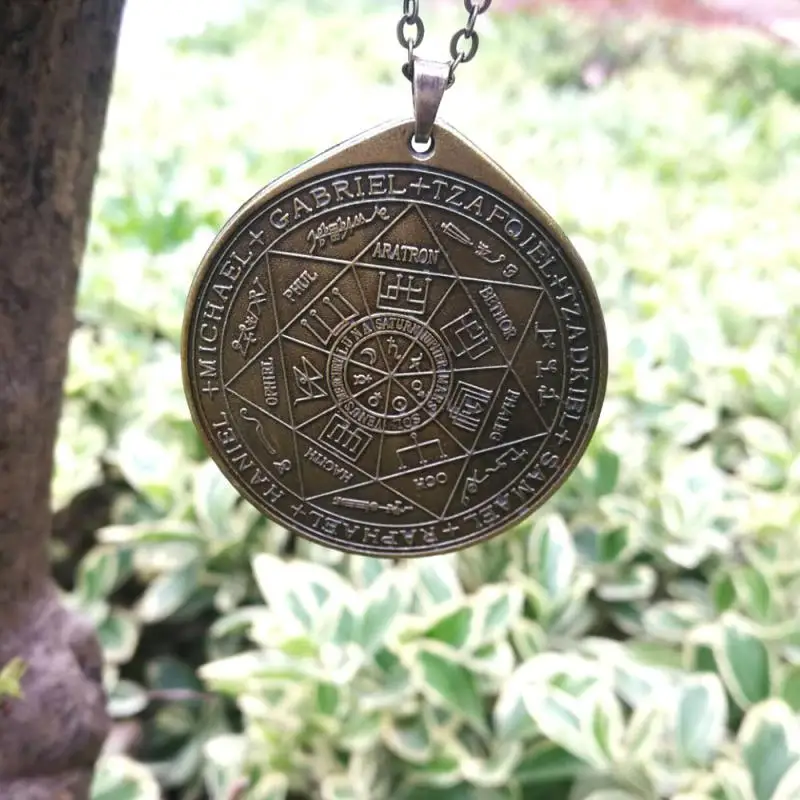 Classic Vintage Stainless Steel Seven Angels Amulet Necklace Men Symbolic Divine Seal Jewelry Gift
Classic Vintage Stainless Steel Seven Angels Amulet Necklace Men Symbolic Divine Seal Jewelry Gift