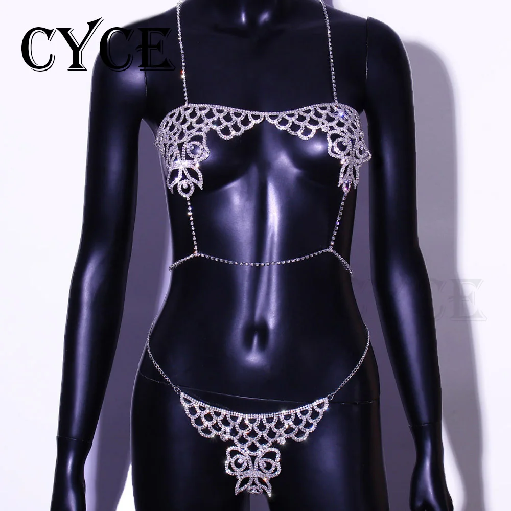 CYCE Fashion Butterfly Chest Chain For Women Sexy Rhinestone Bra Panty Set Bikini Body Chain Lingerie Chain Jewelry Accessories
CYCE Fashion Butterfly Chest Chain For Women Sexy Rhinestone Bra Panty Set Bikini Body Chain Lingerie Chain Jewelry Accessories