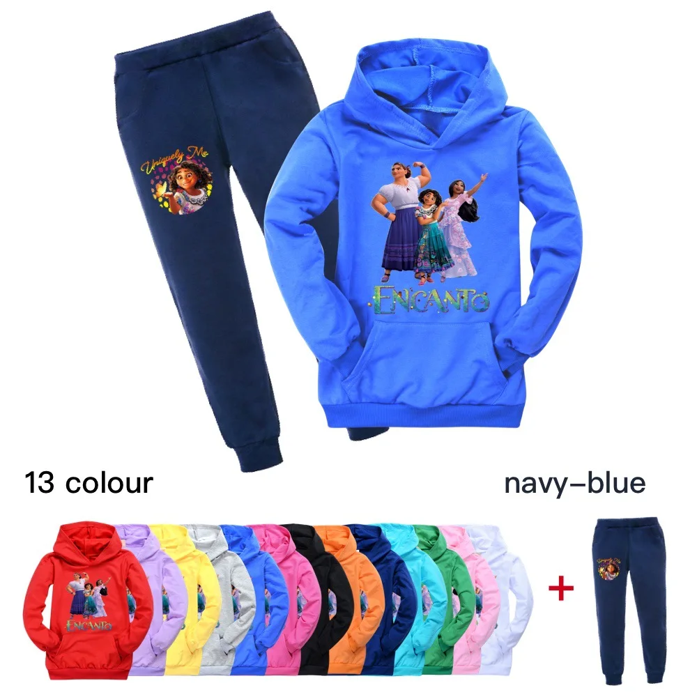 New Movie Encanto Sweater Baby Set Long Sleeved Hoodies Pants Outfit Children Clothing for Teens Tshirt Set Baby Boy Tops Disney
New Movie Encanto Sweater Baby Set Long Sleeved Hoodies Pants Outfit Children Clothing for Teens Tshirt Set Baby Boy Tops Disney