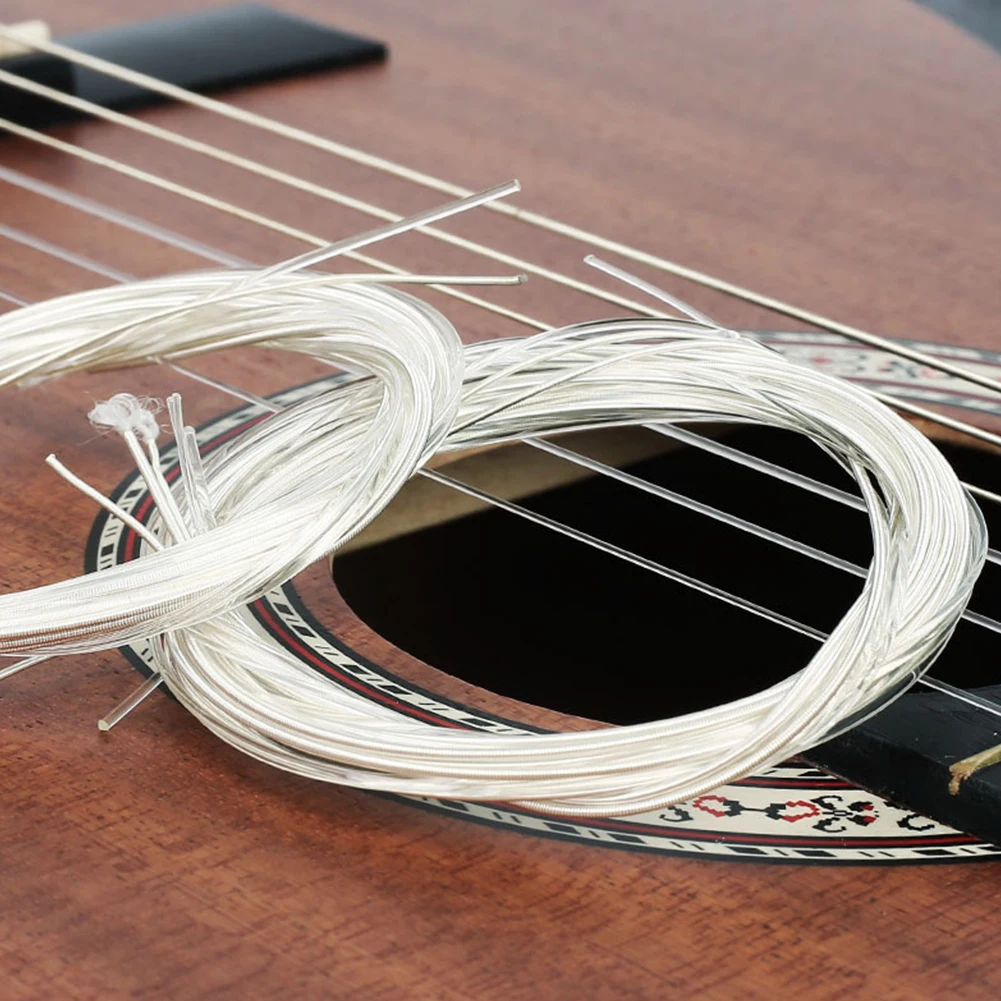 6pcs/Set Nylon Classical Guitar Strings Metal Nylon String Music Instruments Guitar Replacement Accessories Normal Tension
6pcs/Set Nylon Classical Guitar Strings Metal Nylon String Music Instruments Guitar Replacement Accessories Normal Tension