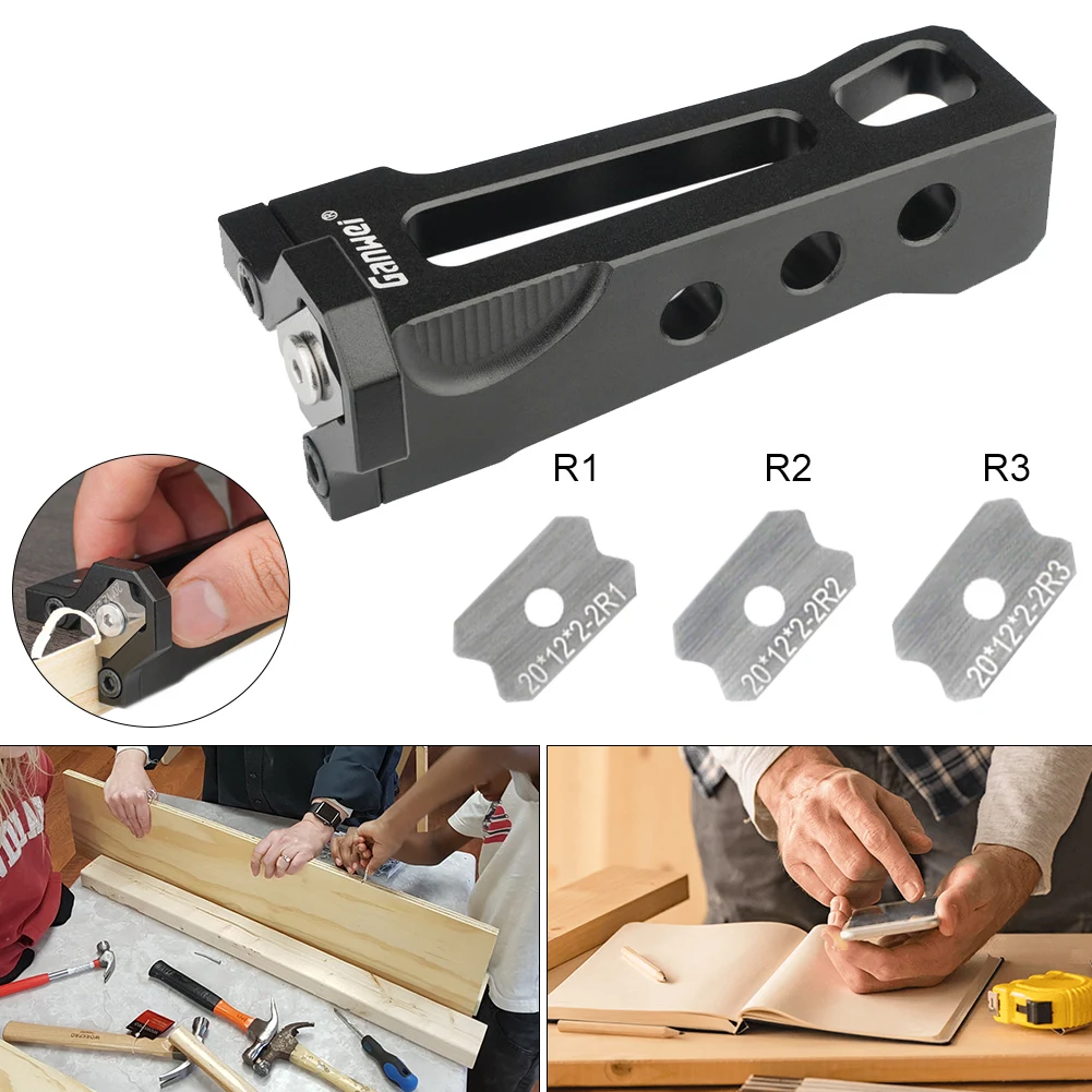 Manual Woodworking Blade Edge Corner Planer Edge Banding Arc Trimming Planer Wood Chamfering Fillet Scraper Board Deburring Tool
Manual Woodworking Blade Edge Corner Planer Edge Banding Arc Trimming Planer Wood Chamfering Fillet Scraper Board Deburring Tool