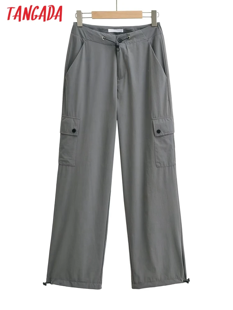 Брюки-карго Tangada женские с широкими штанинами, серые спортивные штаны с поясом, джоггеры, 4P97, 2022
Брюки-карго Tangada женские с широкими штанинами, серые спортивные штаны с поясом, джоггеры, 4P97, 2022