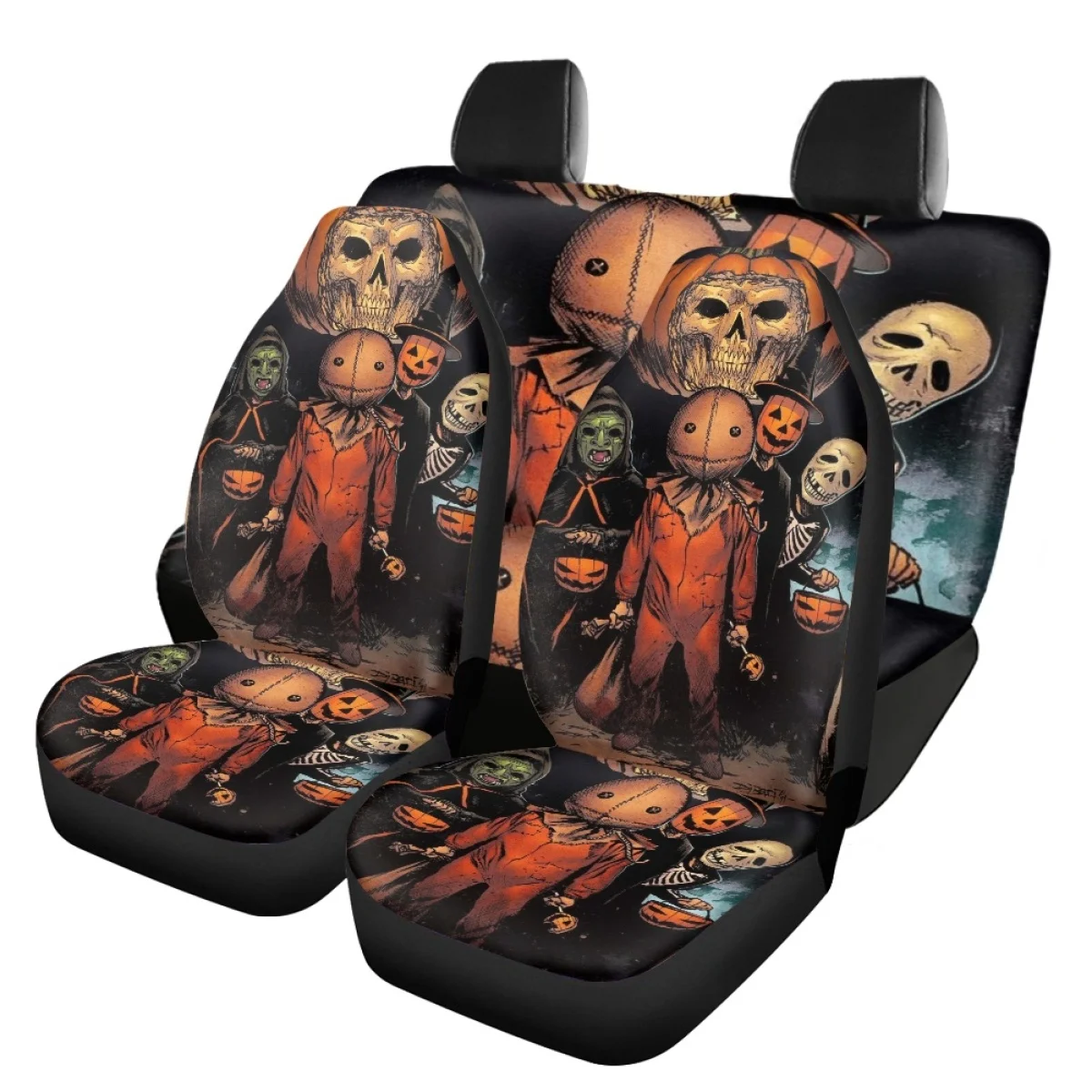 Car Seat Covers Halloween Decor Trick or Treat Automobile Seats Protector Durable Accessories Easy Clean Seat Covers 4pcs Set 
Car Seat Covers Halloween Decor Trick or Treat Automobile Seats Protector Durable Accessories Easy Clean Seat Covers 4pcs Set