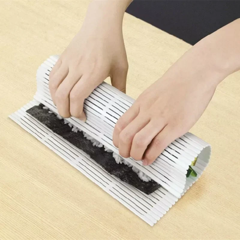 Household Kit for Preparing Sushi Rolls Tools Roller Shutters for Making Rice Mold Rolls and Maker Curtains for Sushi Rolls Tool
Household Kit for Preparing Sushi Rolls Tools Roller Shutters for Making Rice Mold Rolls and Maker Curtains for Sushi Rolls Tool