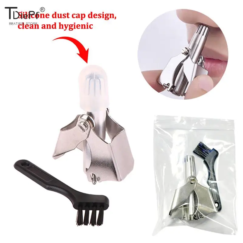 Nose Hair Trimmer Cleaner For Men Women Stainless Steel Manual Mechanical Shaving Razor Washable Hair Removal Tool With Brush
Nose Hair Trimmer Cleaner For Men Women Stainless Steel Manual Mechanical Shaving Razor Washable Hair Removal Tool With Brush