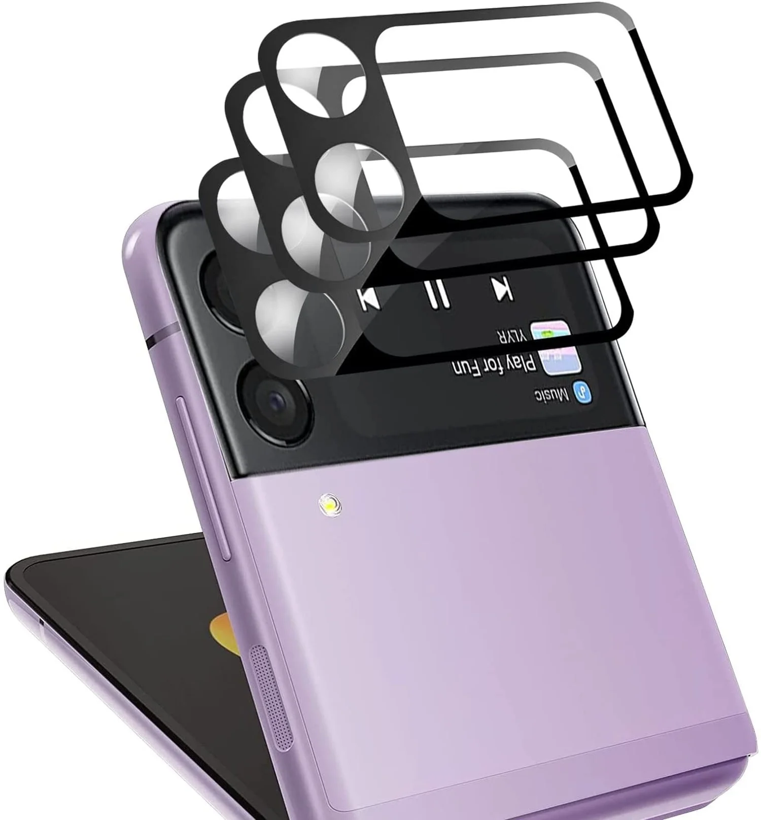 3 Pack Galaxy Z Flip 3 5G Camera Lens Protector Back Anti-Scratch 9H Tempered Glass Camera Screen Protective Camera Cover Capa
3 Pack Galaxy Z Flip 3 5G Camera Lens Protector Back Anti-Scratch 9H Tempered Glass Camera Screen Protective Camera Cover Capa