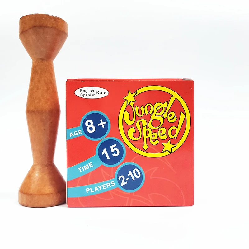 2022 Jungle Board Game Brown Wood Token Run Fast Pair Forest Speed for Friend Family Party Fun Cards Game English Spanish Rules
2022 Jungle Board Game Brown Wood Token Run Fast Pair Forest Speed for Friend Family Party Fun Cards Game English Spanish Rules