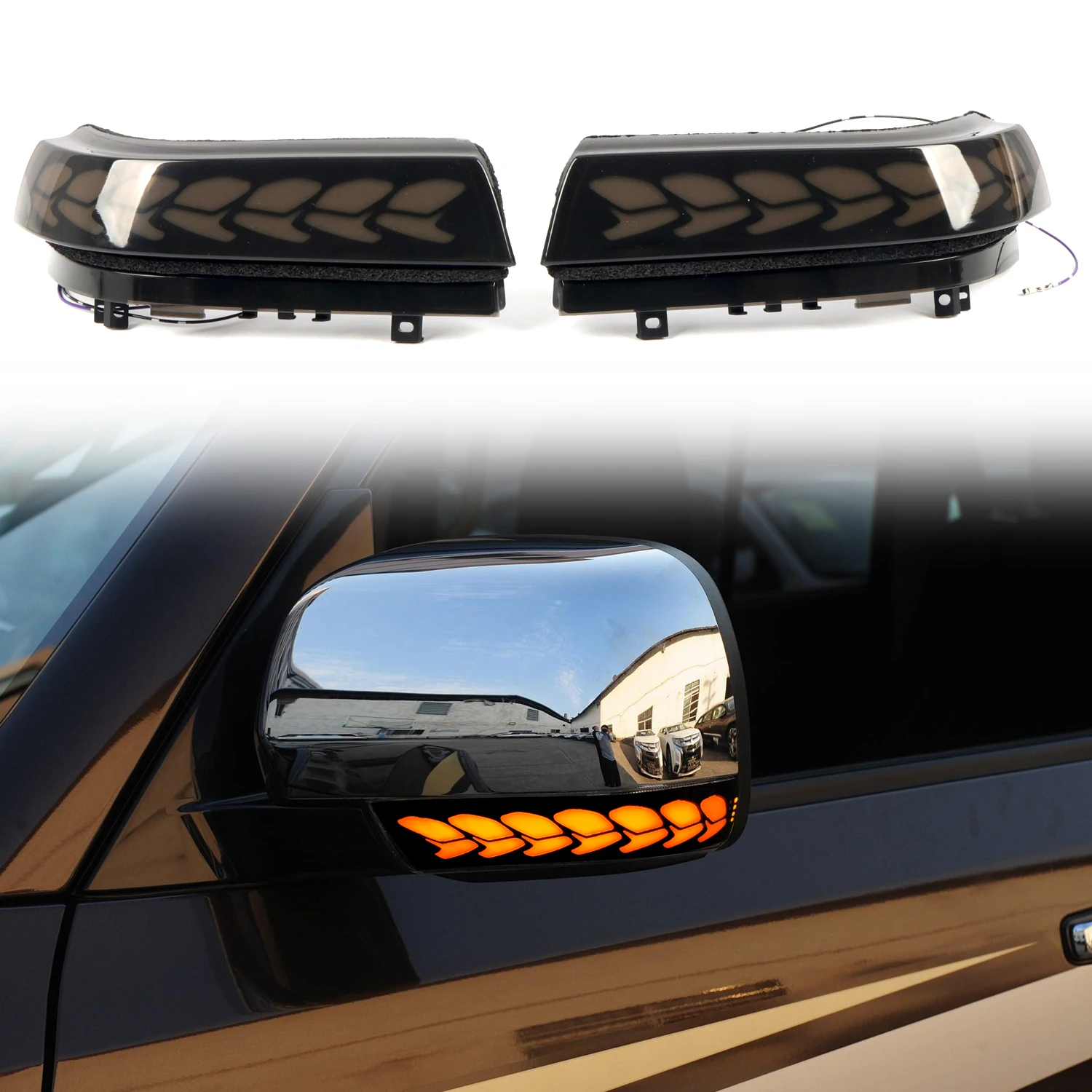 for Mitsubishi Pajero V73 V93 2007-2021 Smoked Black Car Dynamic Rear View Mirror Turn Signal Light Strip Replacement 2pcs
for Mitsubishi Pajero V73 V93 2007-2021 Smoked Black Car Dynamic Rear View Mirror Turn Signal Light Strip Replacement 2pcs