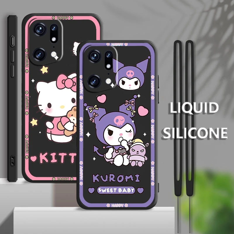 Pochacco Hellokitty Kuromi For OPPO Find X5 X3 X2 neo Pro Lite A5 A9 2020 A53S 4G 5G Liquid Rope Soft Silicone Phone Case Fundas
Pochacco Hellokitty Kuromi For OPPO Find X5 X3 X2 neo Pro Lite A5 A9 2020 A53S 4G 5G Liquid Rope Soft Silicone Phone Case Fundas