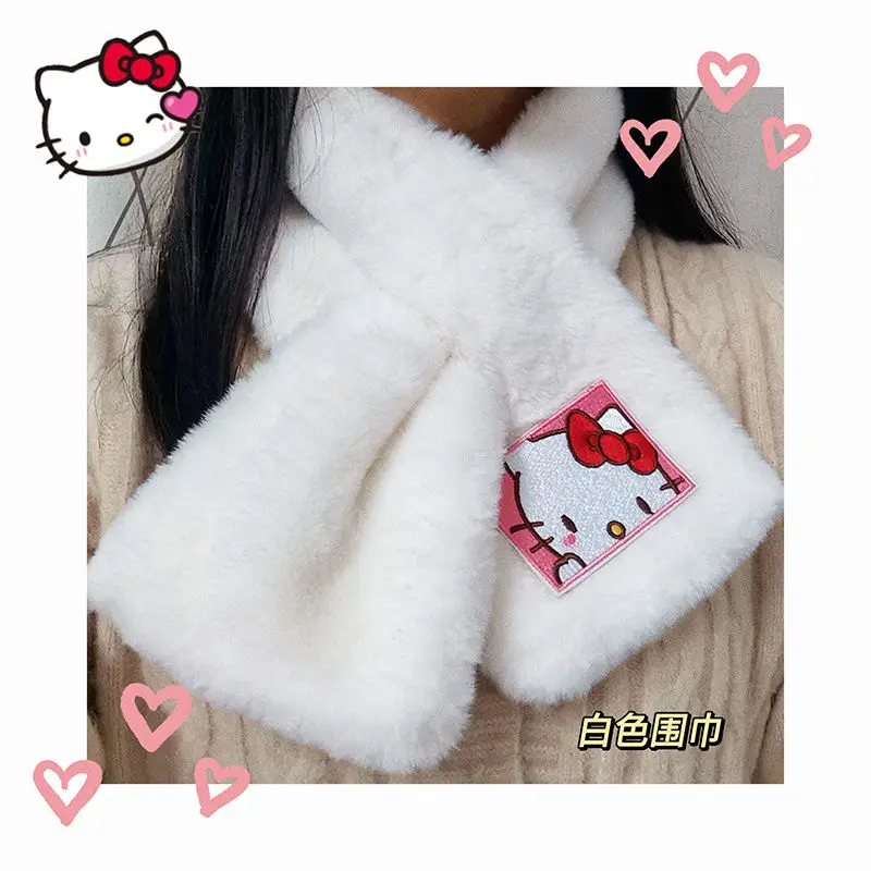 Sanrioed Minisoed Kitty Cat Cartoon Plush Scarf Ins Girl Heart Kawaii Winter Cold and Warm All-Match Couple Scarf Holiday Gifts
Sanrioed Minisoed Kitty Cat Cartoon Plush Scarf Ins Girl Heart Kawaii Winter Cold and Warm All-Match Couple Scarf Holiday Gifts