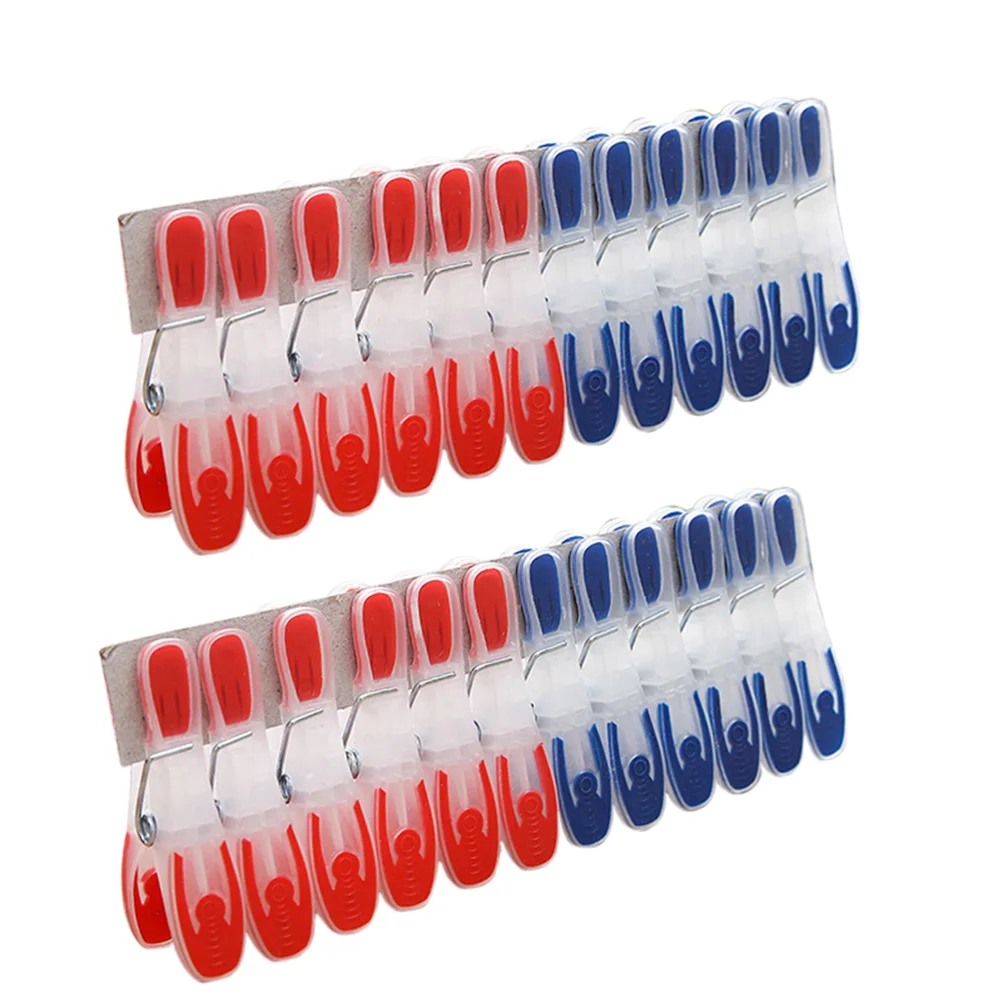 24 Pcs Laundry Clips Paper Clip Clothes Line Clips No Trace Photo Clips Plastic Clothespins
24 Pcs Laundry Clips Paper Clip Clothes Line Clips No Trace Photo Clips Plastic Clothespins