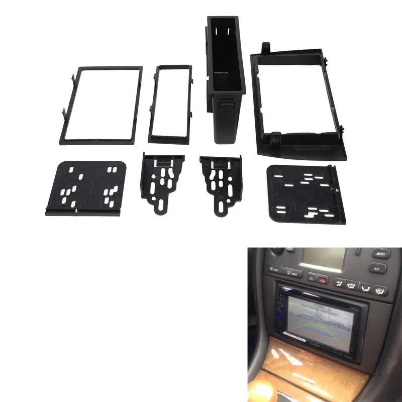 Car Radio Fascia For Jaguar S&X 2003-2008 DVD Stereo Frame Plate Adapter Mounting Dash Installation Bezel Trim Kit 
Car Radio Fascia For Jaguar S&X 2003-2008 DVD Stereo Frame Plate Adapter Mounting Dash Installation Bezel Trim Kit