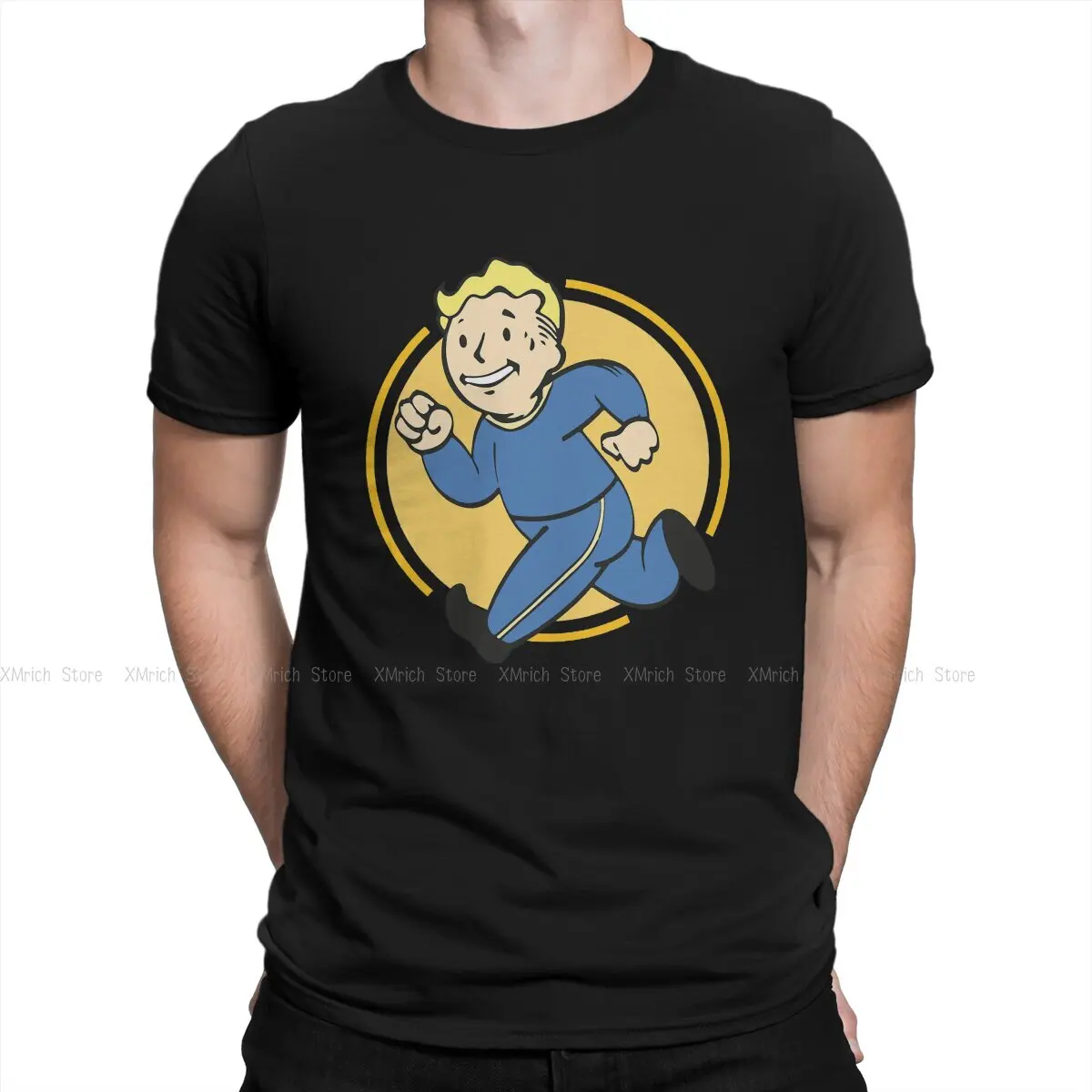 Vault Boy Running Men T Shirt Fallout Game Vintage Tees Short Sleeve Round Neck T-Shirt Cotton Gift Idea Clothes
Vault Boy Running Men T Shirt Fallout Game Vintage Tees Short Sleeve Round Neck T-Shirt Cotton Gift Idea Clothes