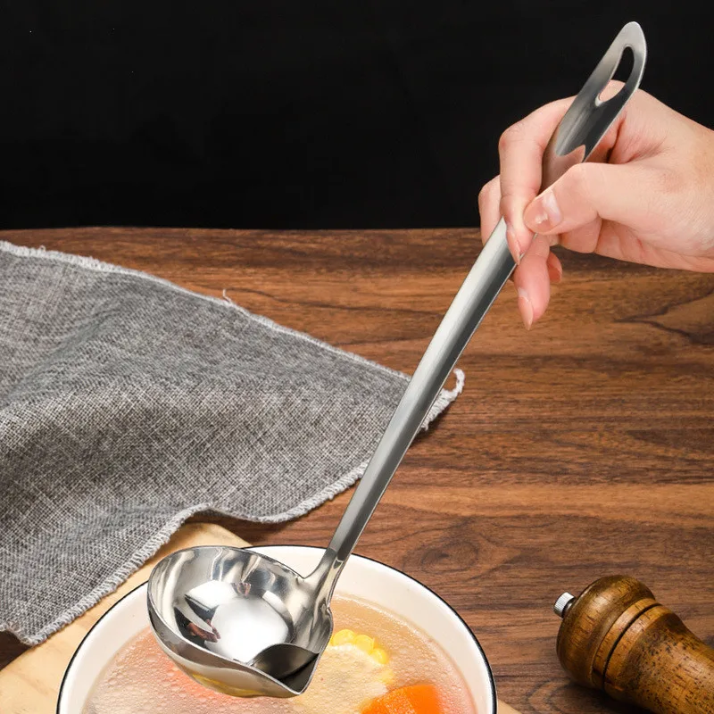 Long Handle Stainless Steel Oil Grease Filter Soup Spoon Tableware Multi-Purpose Bouillon Skimmer Kitchen Cooking Utensils
Long Handle Stainless Steel Oil Grease Filter Soup Spoon Tableware Multi-Purpose Bouillon Skimmer Kitchen Cooking Utensils