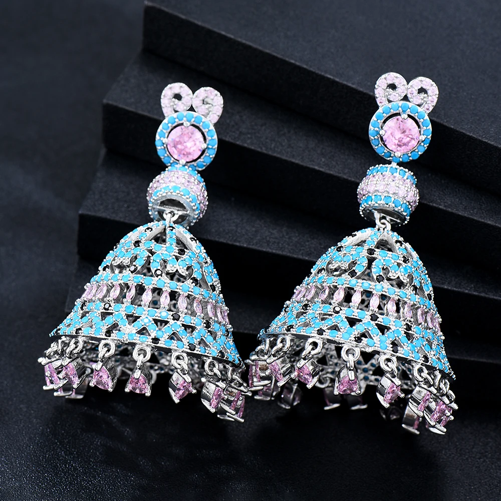 GODKI Trendy Mexico Blue Bell Earrings for Women Wedding Cubic Zircon Fashion Engagement Party Jewelry pendientes mujer moda
GODKI Trendy Mexico Blue Bell Earrings for Women Wedding Cubic Zircon Fashion Engagement Party Jewelry pendientes mujer moda