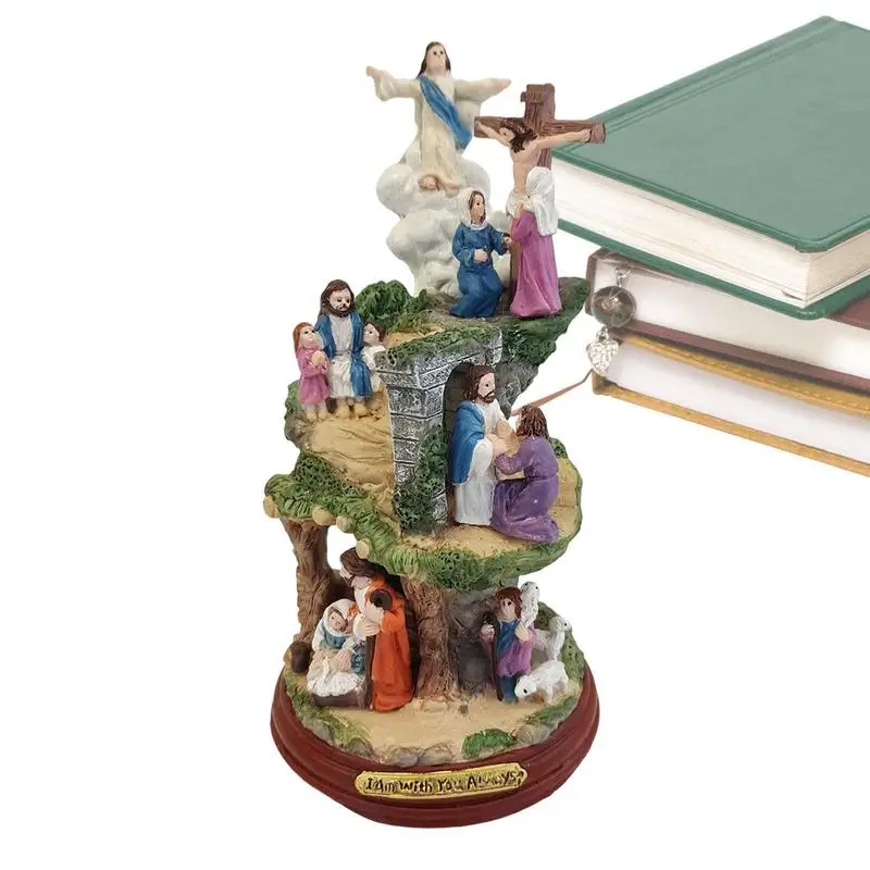 Risen Christ Statue Easter Resurrection Scene Decor Resin Jesus Resurrection Toy With Cross And Lamb For Home Decor Christian
Risen Christ Statue Easter Resurrection Scene Decor Resin Jesus Resurrection Toy With Cross And Lamb For Home Decor Christian