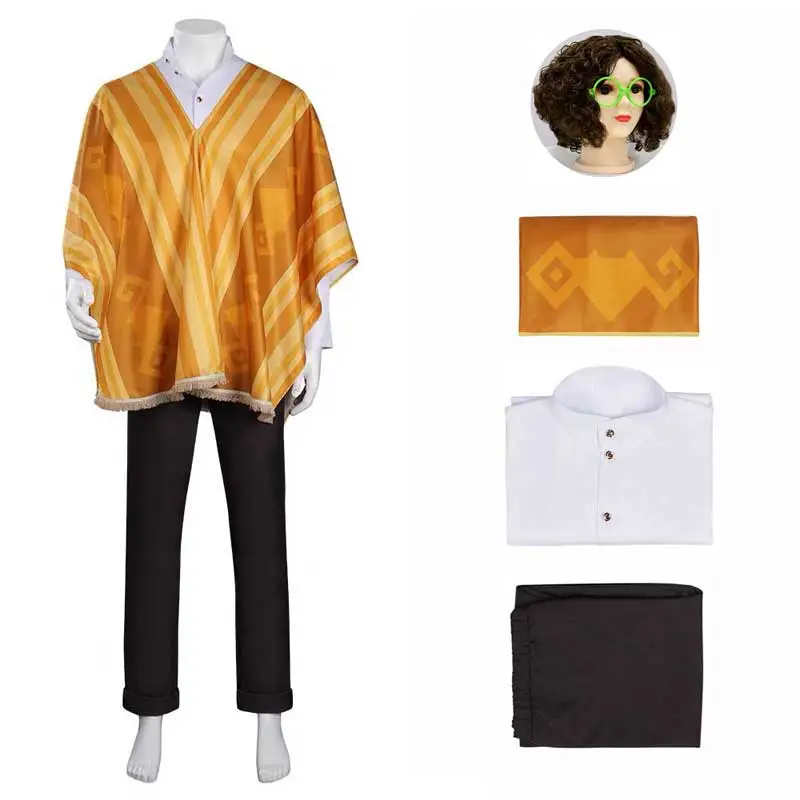 Kids Adult Camilo Cosplay Orange Robe Cloak Shirt Pants Outfits Carnival Suit Halloween Costume
Kids Adult Camilo Cosplay Orange Robe Cloak Shirt Pants Outfits Carnival Suit Halloween Costume