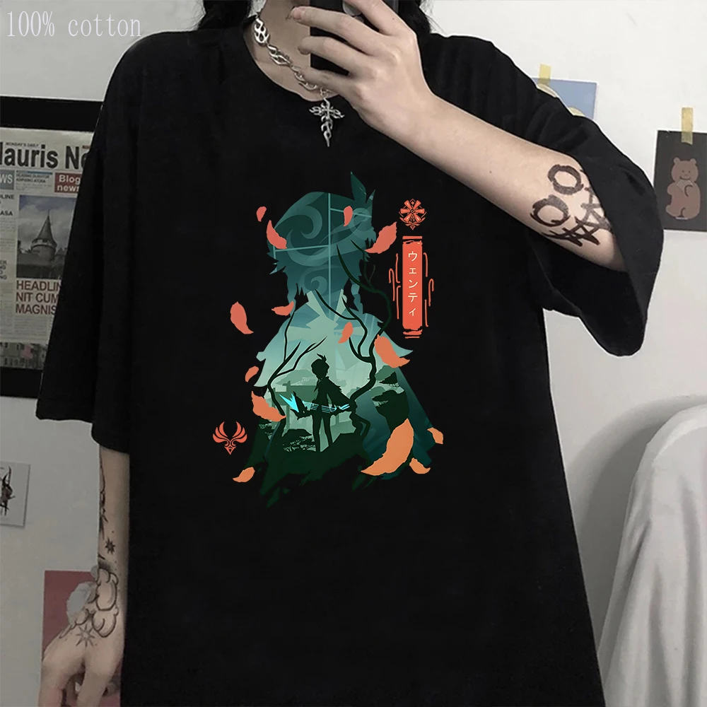 Genshin Impact Printing Tshirts Xiao Venti Print Tee Shirts Hu Tao Zhong Li Graphic T-shirt Kaedehara Kazuha Raiden Shogun Tees
Genshin Impact Printing Tshirts Xiao Venti Print Tee Shirts Hu Tao Zhong Li Graphic T-shirt Kaedehara Kazuha Raiden Shogun Tees