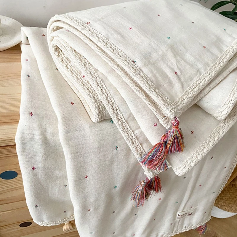 Newborn Swaddling Blankets 6 Layers Muslin Organic Baby Blanket Swaddle Wrap Soft Toddler Stroller Bedding Blankets 
Newborn Swaddling Blankets 6 Layers Muslin Organic Baby Blanket Swaddle Wrap Soft Toddler Stroller Bedding Blankets