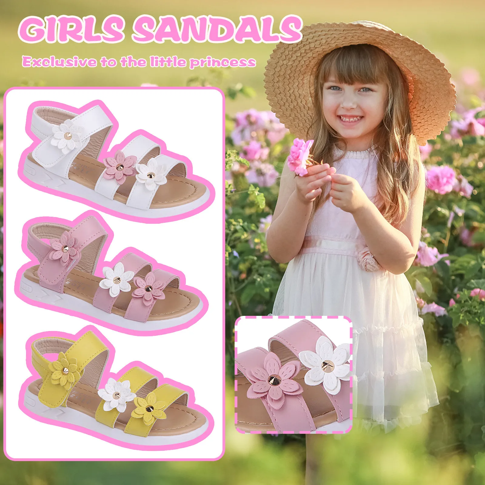 Toddler Kids Baby Girls Shoe Flower Rubber Sandals Non-slip Shoes Cross Sandals Casual Comfty Soft Sole Anti-slip Shoes Обувь
Toddler Kids Baby Girls Shoe Flower Rubber Sandals Non-slip Shoes Cross Sandals Casual Comfty Soft Sole Anti-slip Shoes Обувь