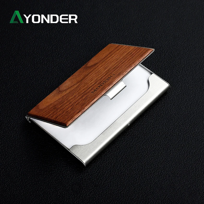 1pcs Wooden Desktop Business Card Storage Box Portable Men's Carry-on ID Card Bag ID Bag High-end Ultra-thin Card Box
1pcs Wooden Desktop Business Card Storage Box Portable Men's Carry-on ID Card Bag ID Bag High-end Ultra-thin Card Box