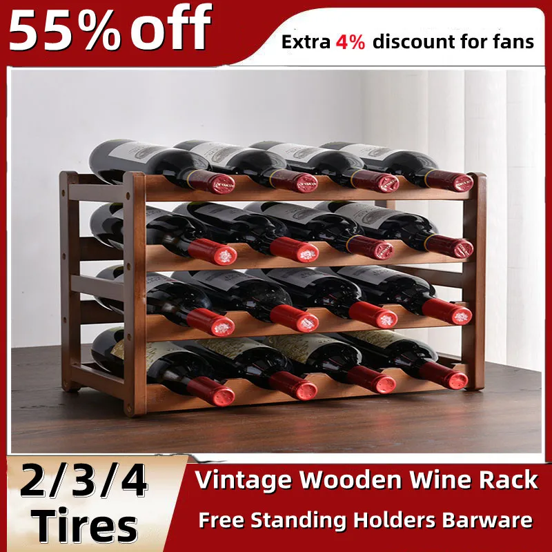 Vintage Wooden Wine Rack Cabinet Holder Shelf Free Standing Holders Barware Storage Home Kitchen Storage Bar Tools Wine Display
Vintage Wooden Wine Rack Cabinet Holder Shelf Free Standing Holders Barware Storage Home Kitchen Storage Bar Tools Wine Display