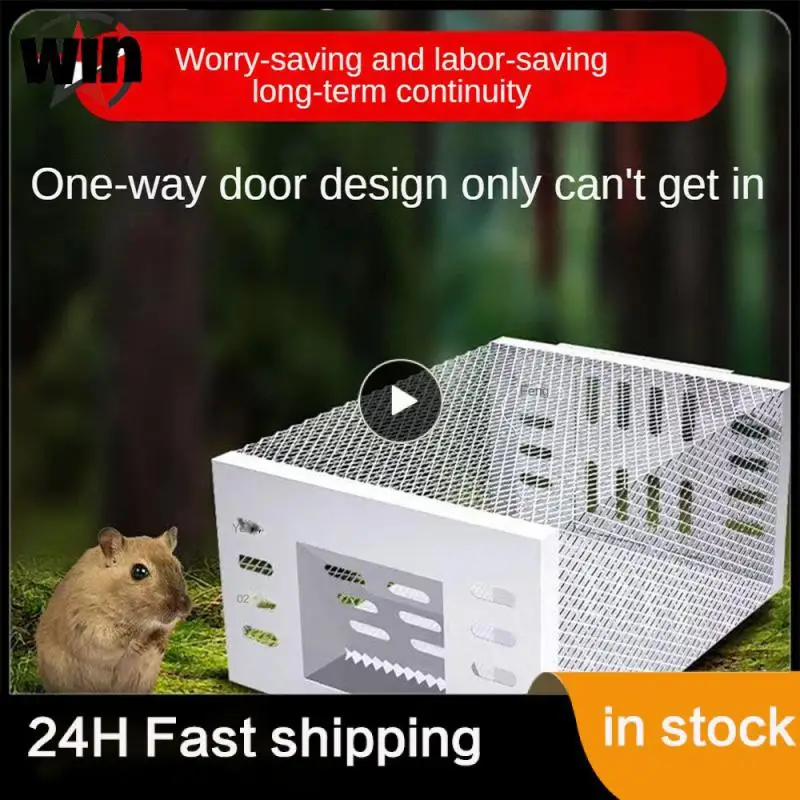Large Space Non-toxic Rat Trap Cage Safe Household Continuous Mousetrap Mouse Bait Catcher Box Rat-catching Artifact Metal
Large Space Non-toxic Rat Trap Cage Safe Household Continuous Mousetrap Mouse Bait Catcher Box Rat-catching Artifact Metal