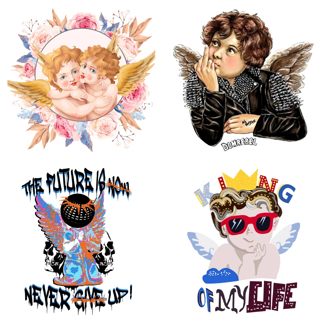 Cartoon Angel Wings Iron on Patches Clothing Thermoadhesive Patches Fusible Patch Heat Transfer Vinyl Designs Anime Stickers
Cartoon Angel Wings Iron on Patches Clothing Thermoadhesive Patches Fusible Patch Heat Transfer Vinyl Designs Anime Stickers