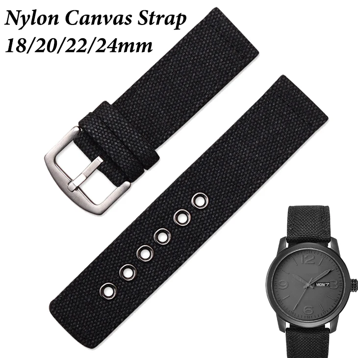 Camouflage Fabric Watch Band Soft Thicken Sports Straps Metal Silver Buckle 18mm 20mm 22mm 24mm Universal Watch Belt Accessories
Camouflage Fabric Watch Band Soft Thicken Sports Straps Metal Silver Buckle 18mm 20mm 22mm 24mm Universal Watch Belt Accessories