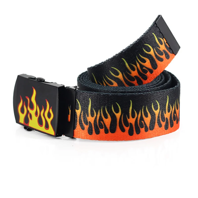New Style Flame Print Men Women Unisex Plain Webbin Belts i Quality Nylon Belts Fasion Men's Jeans Waist Belt Loner 160cm
New Style Flame Print Men Women Unisex Plain Webbin Belts i Quality Nylon Belts Fasion Men's Jeans Waist Belt Loner 160cm