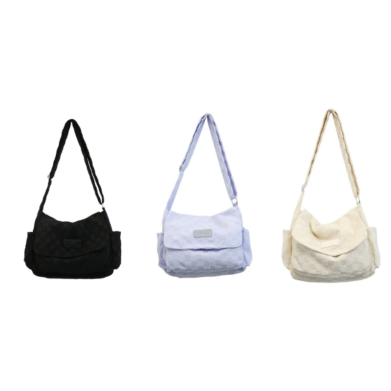 Crossbody Bags for Women Postman Bag High School Girls Simple Messenger Bag Large Capacity Fashion Nylon Shoulder Bag
Crossbody Bags for Women Postman Bag High School Girls Simple Messenger Bag Large Capacity Fashion Nylon Shoulder Bag