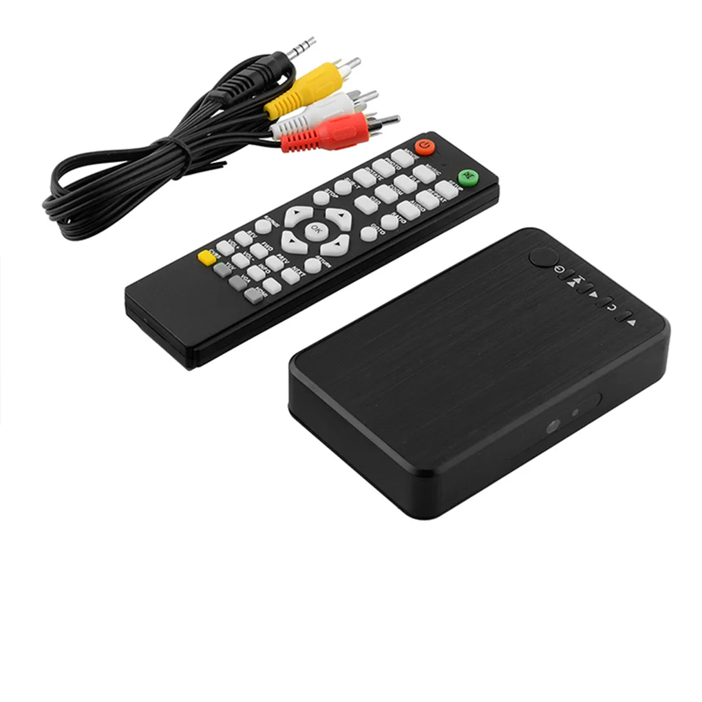 

Mini Full HD Media Multimedia Player 1080P USB External SD SDHC MMC Cards U Disk Media Player VGA AV Output AU Plug