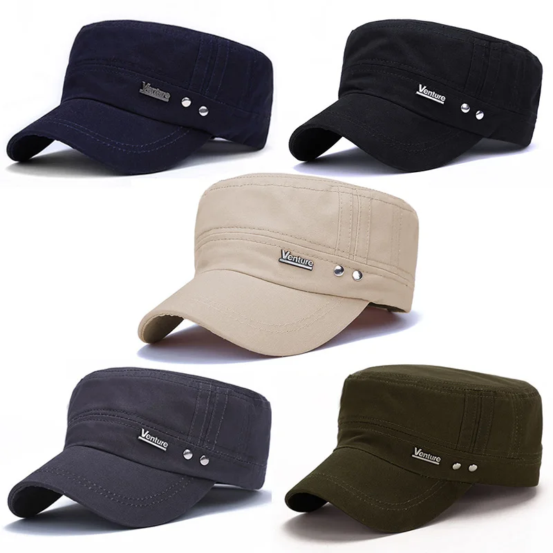 2022 Military Cap Summer Autumn Casual Cadet Hat Washed Cotton Flat Top Caps Female Vintage Army Hats Bone Retro Man Cap
2022 Military Cap Summer Autumn Casual Cadet Hat Washed Cotton Flat Top Caps Female Vintage Army Hats Bone Retro Man Cap