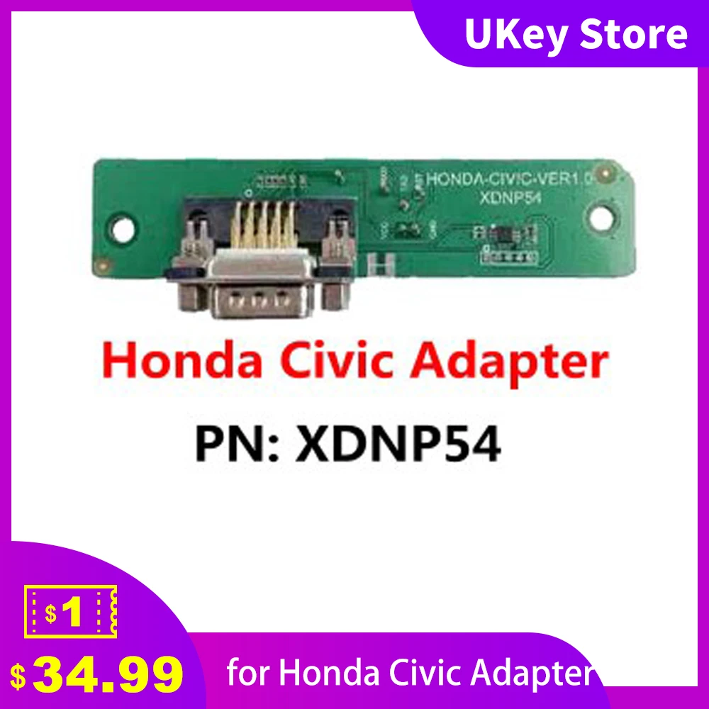 

Xhorse XDNP54 For Honda Civic Adapter Work with MINI Prog and Key Tool Plus High Quality