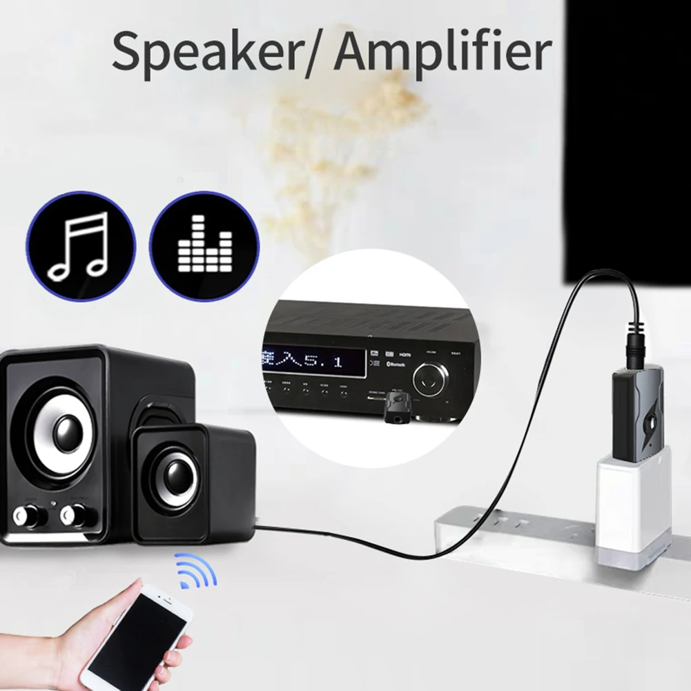4-In-1 Audio Transmitter Audio Receiver BT5.0 Black Bluetooth 5.0 Car Light Plug And Play Wireless Transmitter
4-In-1 Audio Transmitter Audio Receiver BT5.0 Black Bluetooth 5.0 Car Light Plug And Play Wireless Transmitter