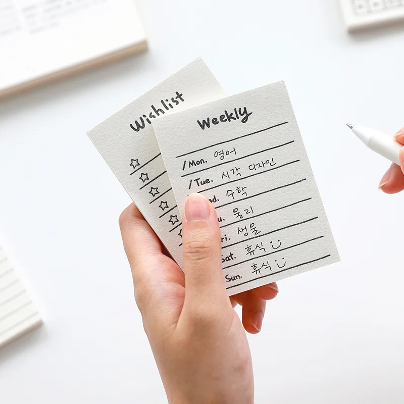 50 Sheets Simple Tearable Portable Memo Pad Scrapbooking for Reminders Taking Notes Student School Office Notebook Memo Pad
50 Sheets Simple Tearable Portable Memo Pad Scrapbooking for Reminders Taking Notes Student School Office Notebook Memo Pad