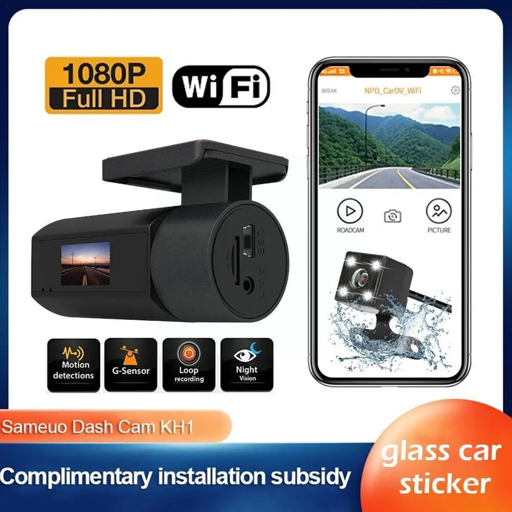 Car DVR HD 1080P Dash Cam Wifi AutoRecorder Video Dashboad Box Monitor Parking Camera 24H Car Black D6O5
Car DVR HD 1080P Dash Cam Wifi AutoRecorder Video Dashboad Box Monitor Parking Camera 24H Car Black D6O5
