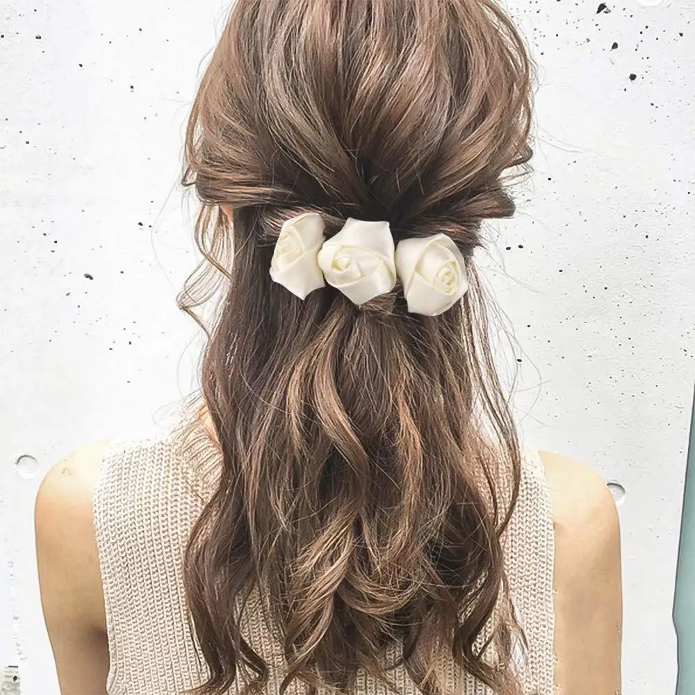 Hair Wear Party Fashion Design Duckbill Clip Headdress Korean Style Hair Clip Stain Women Hair Accessories Rose Spring Clip
Hair Wear Party Fashion Design Duckbill Clip Headdress Korean Style Hair Clip Stain Women Hair Accessories Rose Spring Clip