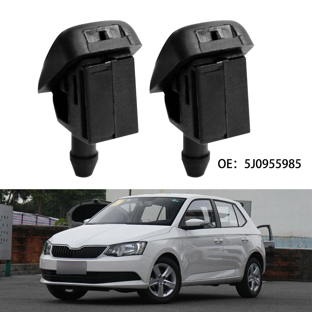 2pcs Glass Washer Nozzle 5J0955985 5J0955986 Black For Skoda Fabia 6Y 5J 99-14 Front
2pcs Glass Washer Nozzle 5J0955985 5J0955986 Black For Skoda Fabia 6Y 5J 99-14 Front
