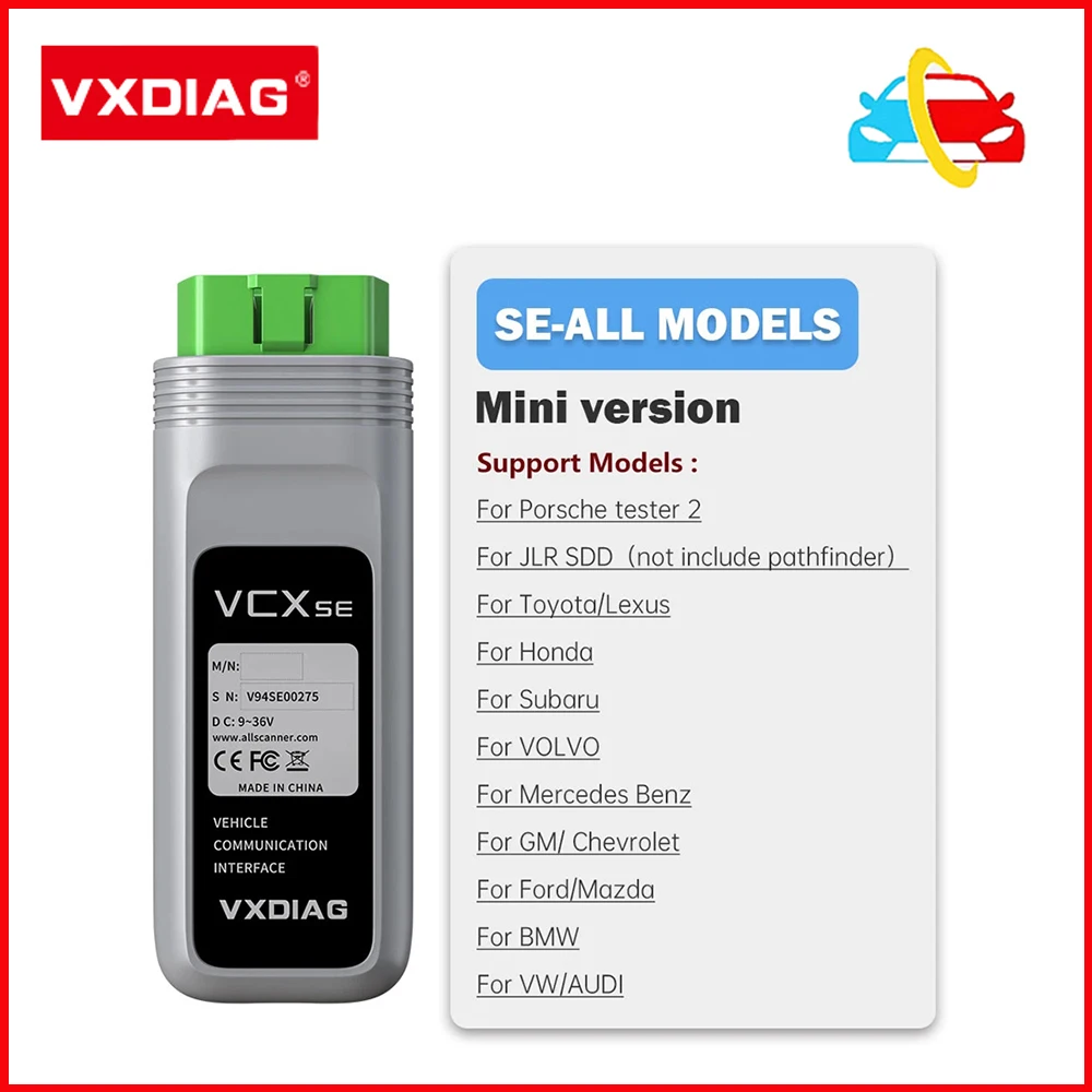 

VXDIAG VCX SE For All Model OBD2 Scanner All System Diagnostic Tool Automotive Diagnosis For Mercede-s BM-W Hond-a Ben-z JL-R