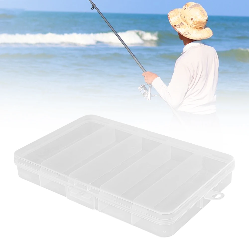 Fishings Storage Box 5 Grids Luya Transparent Plastic Compartments Fishing Lure Hook Boxes Storages Case Fishings Tackle Boxs
Fishings Storage Box 5 Grids Luya Transparent Plastic Compartments Fishing Lure Hook Boxes Storages Case Fishings Tackle Boxs