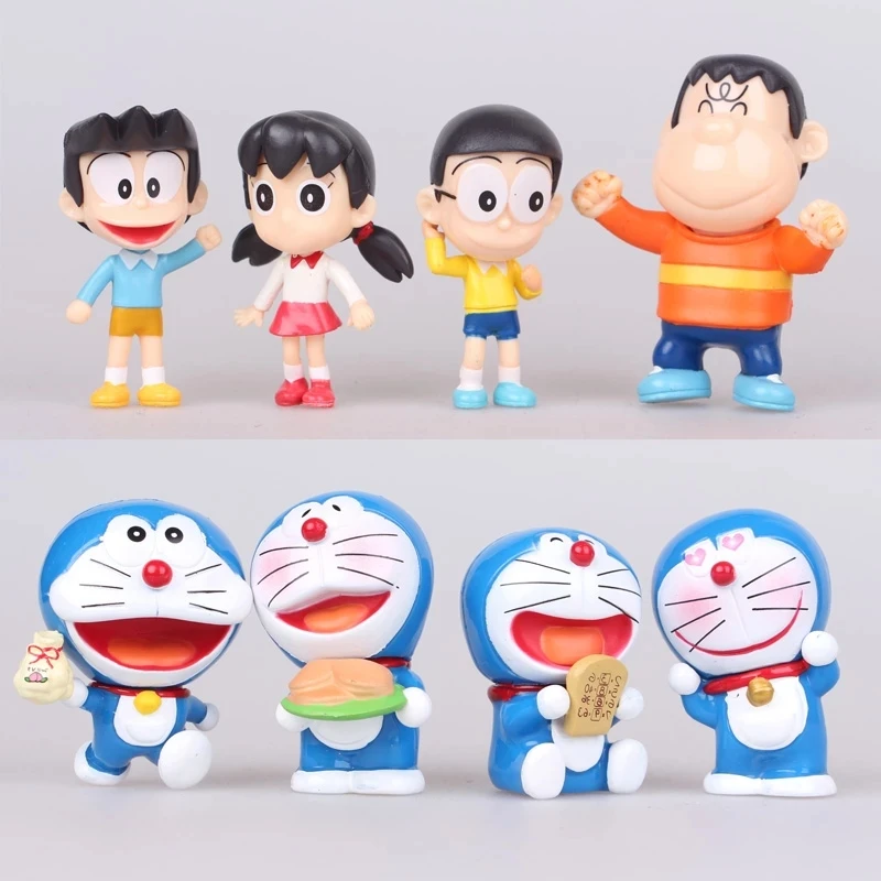 8pcs/lot Cute Doraemon Anime Action Figure Toy Kawaii Doraemon Family Machine Cat PVC Cartoon Animal Model Toys Gift Brinquedos
8pcs/lot Cute Doraemon Anime Action Figure Toy Kawaii Doraemon Family Machine Cat PVC Cartoon Animal Model Toys Gift Brinquedos
