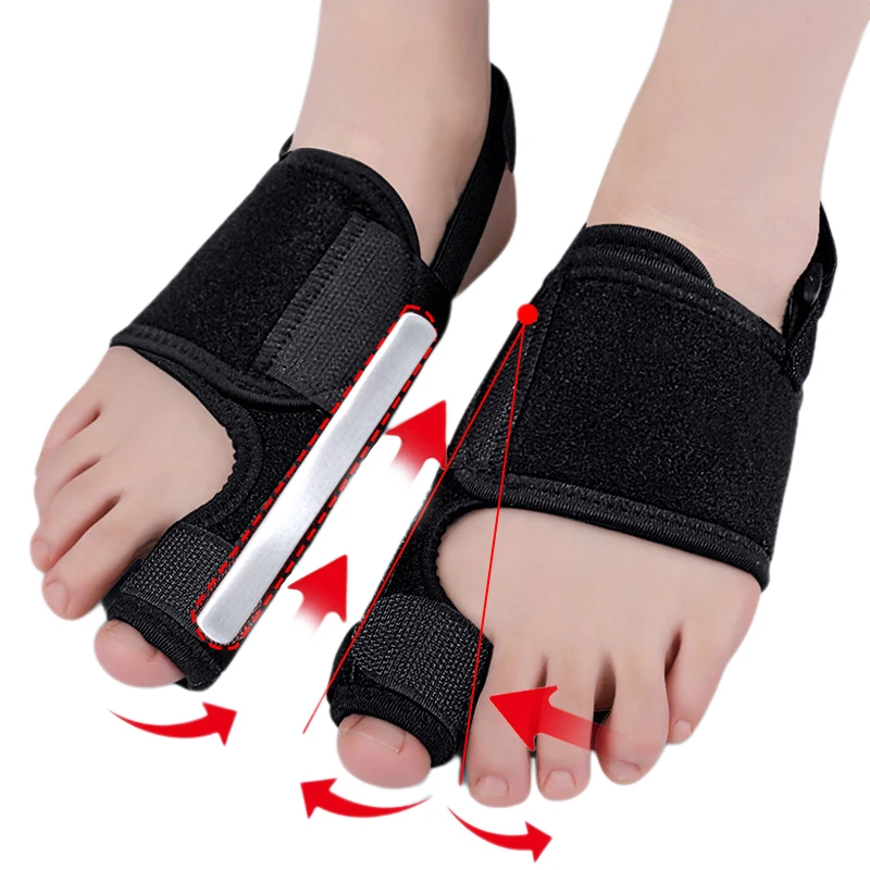 

1Pcs Adjustable Strap Hallux Valgus Brace Bunion Corrector Big Foot Thumb Toe Separator Pain Relief Straightener Splint Pad