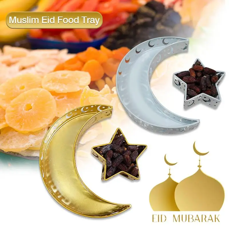 Moon Star Gold Eid Mubarak Food Tray Ramadan Decoration For Home Moon Star Iron Tray Islamic Ramadan Kareem Muslim Party Decor 
Moon Star Gold Eid Mubarak Food Tray Ramadan Decoration For Home Moon Star Iron Tray Islamic Ramadan Kareem Muslim Party Decor
