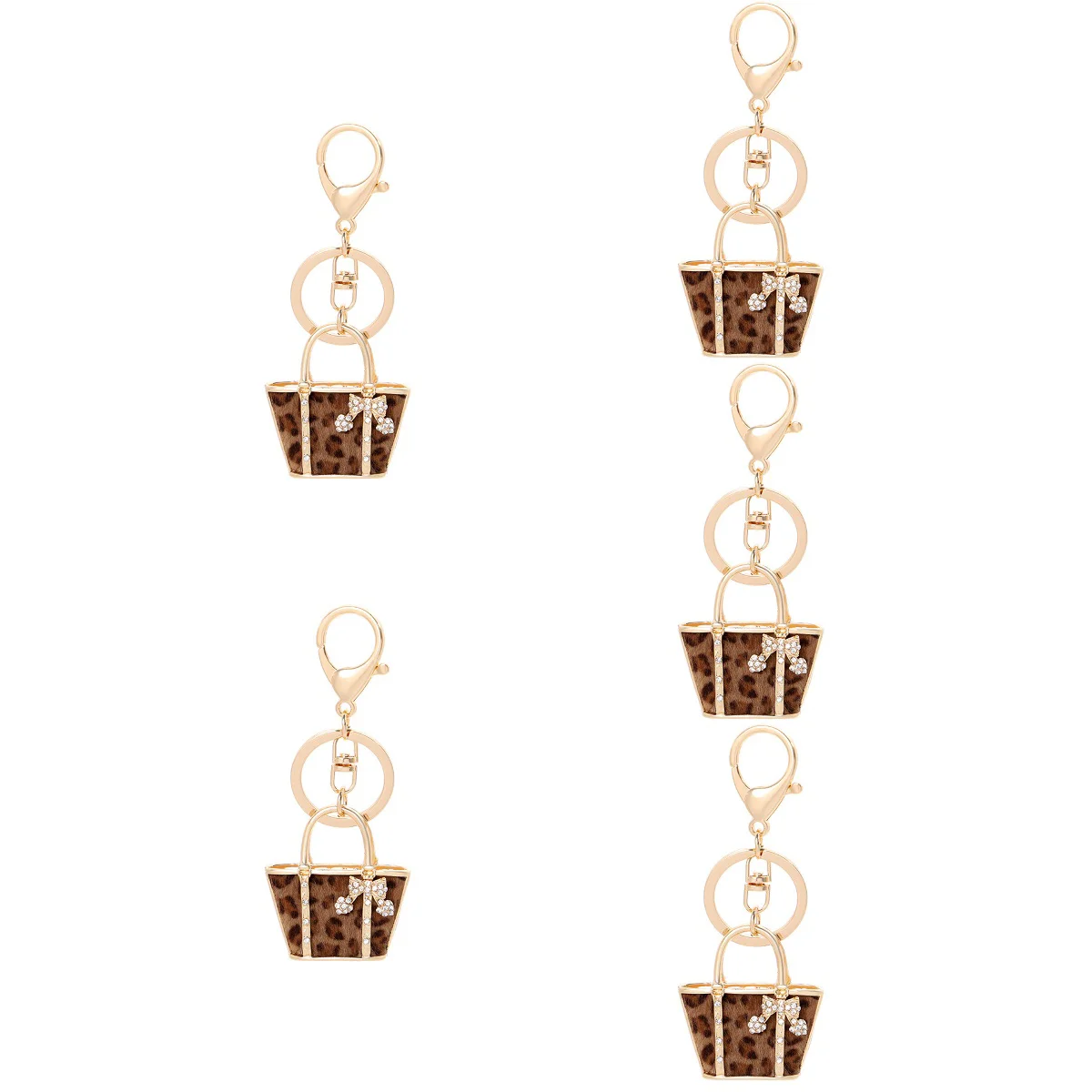 5 Count Leopard Bag Keychain Ring Purse Charms Rings Car Keys Hanging Decor Mini Wallet Women Ornament Holder Accessories
5 Count Leopard Bag Keychain Ring Purse Charms Rings Car Keys Hanging Decor Mini Wallet Women Ornament Holder Accessories
