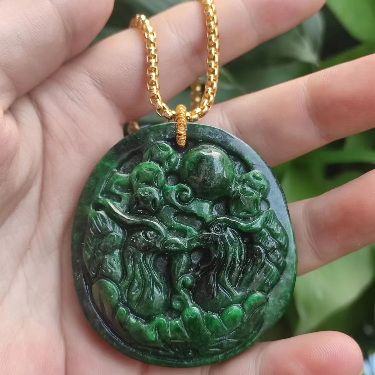 1pcs/lot S925 ancient silver gold-plated dark green jadeite dry sapphire stone lotus heart mandarin duck pendant necklace taki
1pcs/lot S925 ancient silver gold-plated dark green jadeite dry sapphire stone lotus heart mandarin duck pendant necklace taki