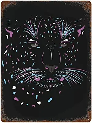 Snow Leopard Head Welcome Metal Tin Sign Iron Poster Hanging Painting with Rust Vintage Wall Decor
Snow Leopard Head Welcome Metal Tin Sign Iron Poster Hanging Painting with Rust Vintage Wall Decor