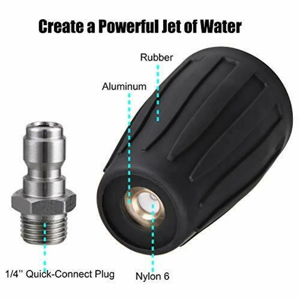 High Quality High Pressure Washing Machine Turbo Nozzle Spray Nozzle 1/4inch 3600PSI Quick Connecter Rotating Nozzle
High Quality High Pressure Washing Machine Turbo Nozzle Spray Nozzle 1/4inch 3600PSI Quick Connecter Rotating Nozzle